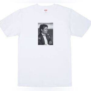 Supreme Michael Jackson White Graphic Tee (Large) PRE-LOVED CONDITION
